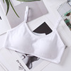 Cotton top with cups for elementary school students, bra top, shockproof tube top, colored underwear, for running, vibration