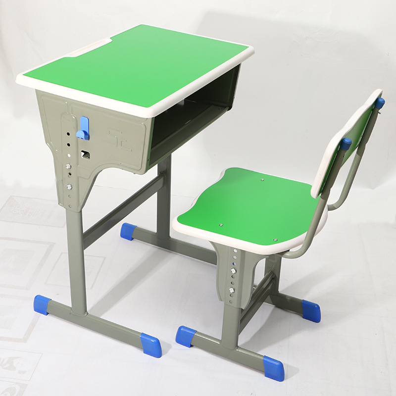 Factory direct primary and middle school students single column desk chair school kindergarten table and chair home children's learning table wholesale