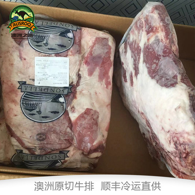 澳洲進口原切冷凍牛肉安格斯谷飼培育後胸肉 整箱批發餐廳供應