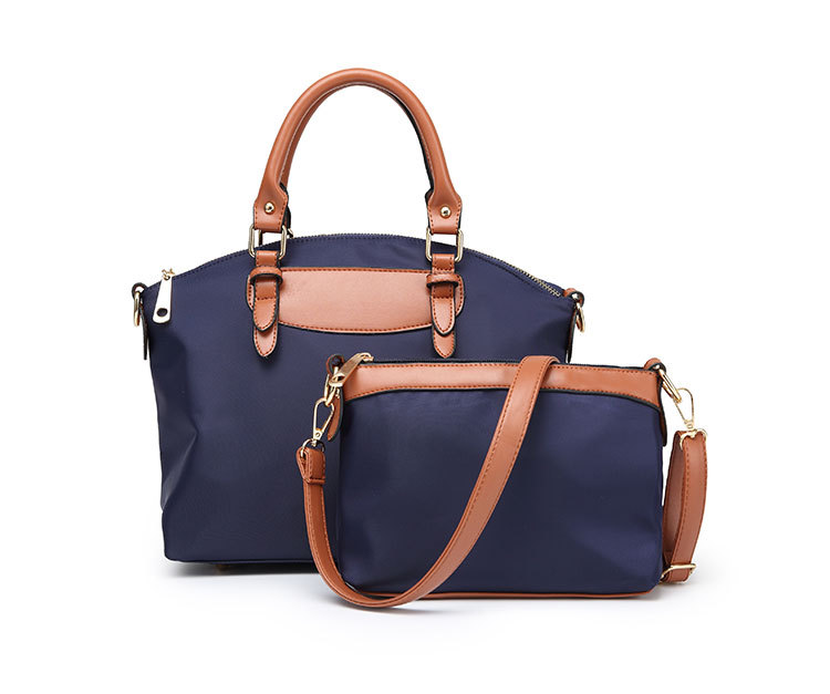 502g Weight Polyester Lining Material Zipper Closure Type Single Shoulder Strap Strap Type Bag Sets Bags Type Solid Color Pattern Fashion Style Square Shape Khaki, Red, Blue, Black Color Large Size Large Fashion Bag Sets 15