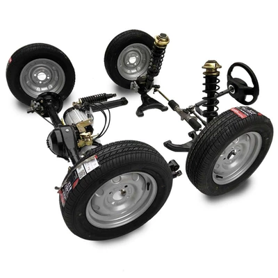 Customizable Shock Absorption, Front axle