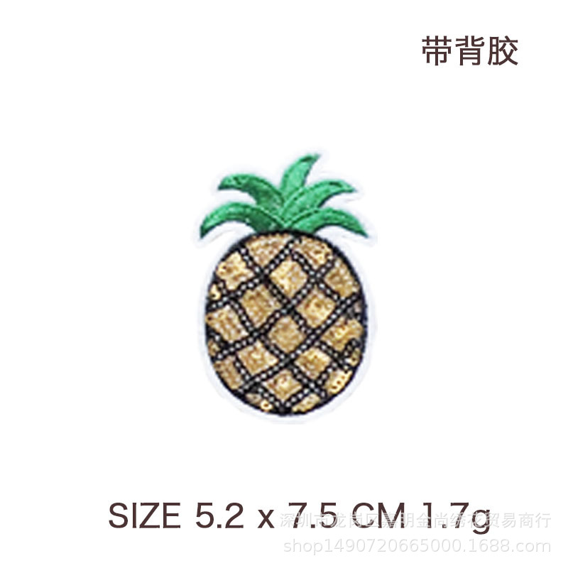 各种各样水果布贴