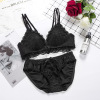 Comfortable set, breathable sexy push up bra, underwear, wireless bra, beautiful back