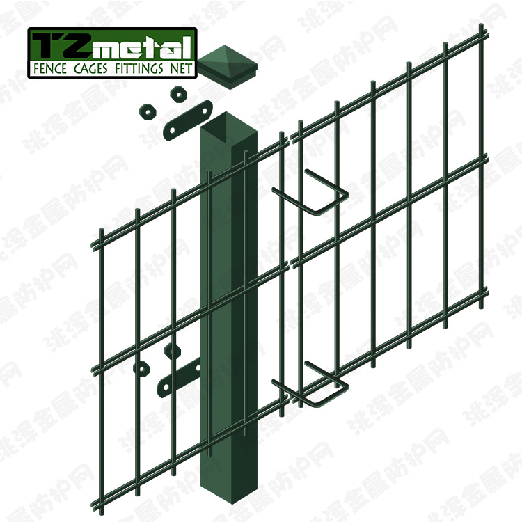 定制镀锌喷塑双加夹丝8+6+8与6+5+6护栏10年质保