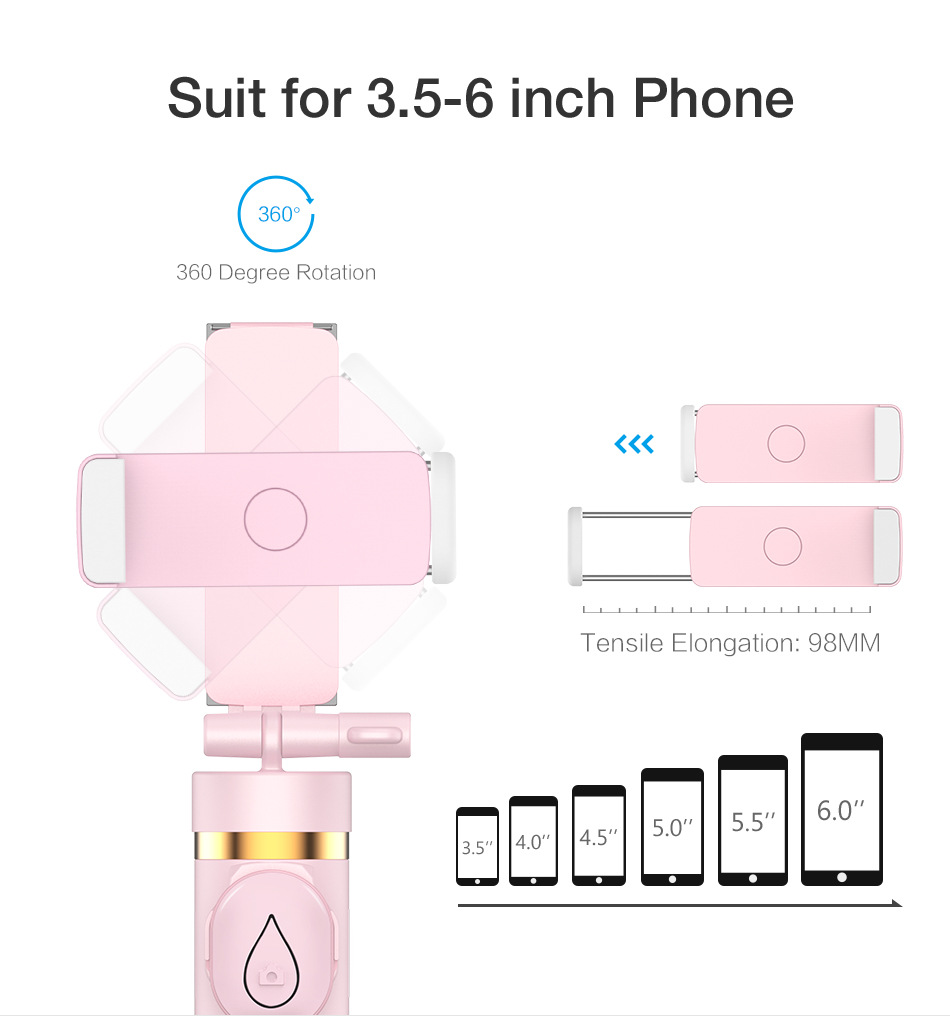 Perche selfie en Acier inoxydable 304 - Ref 3387085 Image 12