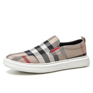 夏季帆布鞋男士韩版潮流休闲鞋一脚蹬男鞋百搭板鞋厂家一件代发