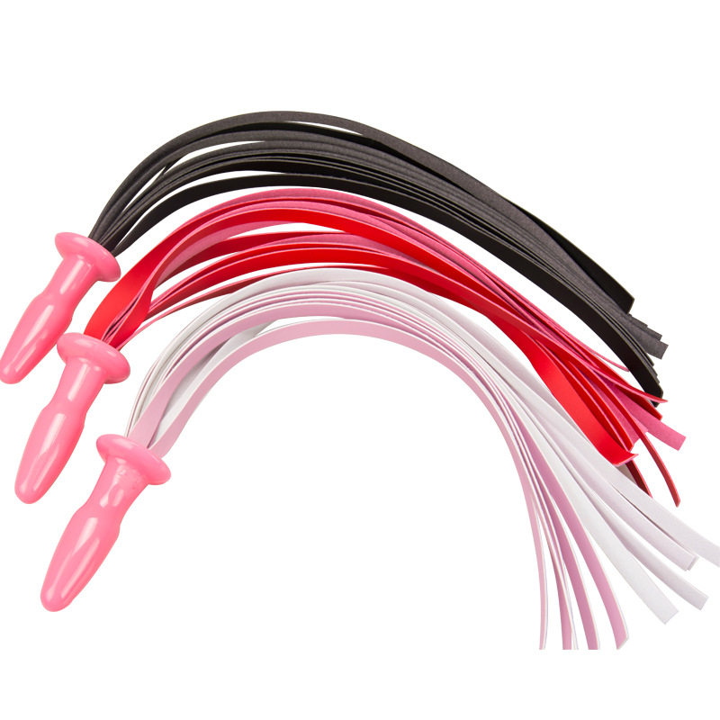 Leather Whip Red