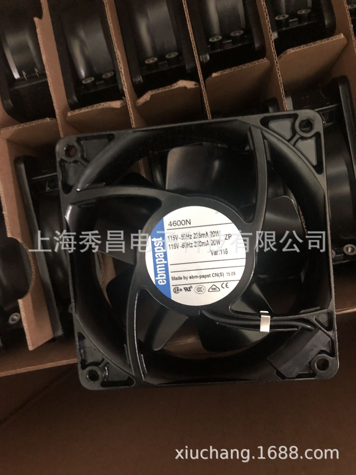 现货原装德国EBM 4600N-466轴流风机 12038 AC115V 高温散热风扇