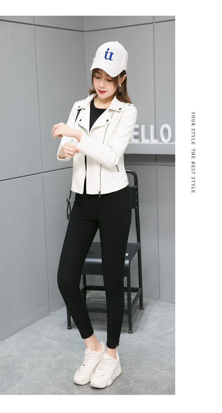 Veste cuir femme en PU - Ref 3447501 Image 17