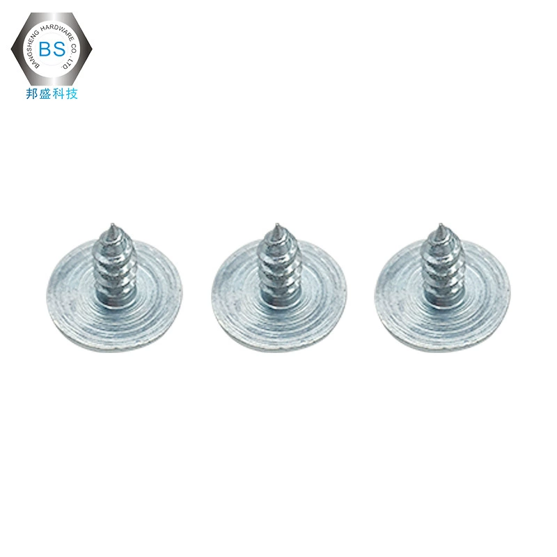 Гальванизированный перекрестный выстукивая винт серебряный черный металл стали углерода фиксированный замок Пряжка плоская головка крест-остроконечный винт