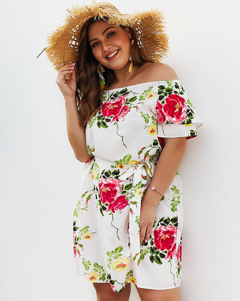 short summer floral dresses
