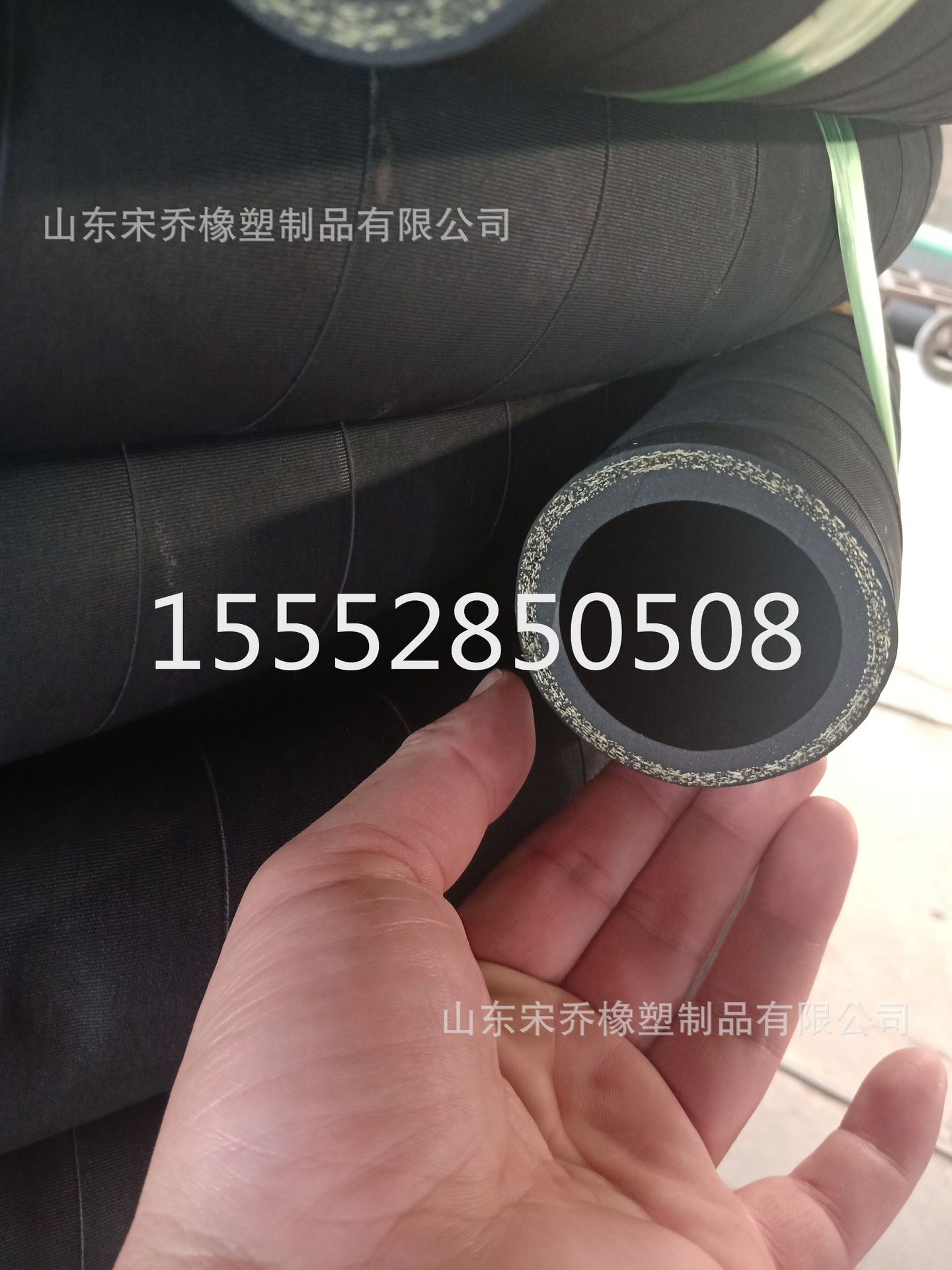 黑色夹布胶管夹布耐压胶管夹布输水橡胶管麻面高压夹布胶管