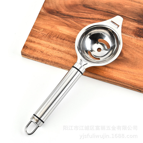 304 stainless steel egg white separator long handle egg yolk separator egg leaker egg separator DIY baking tool