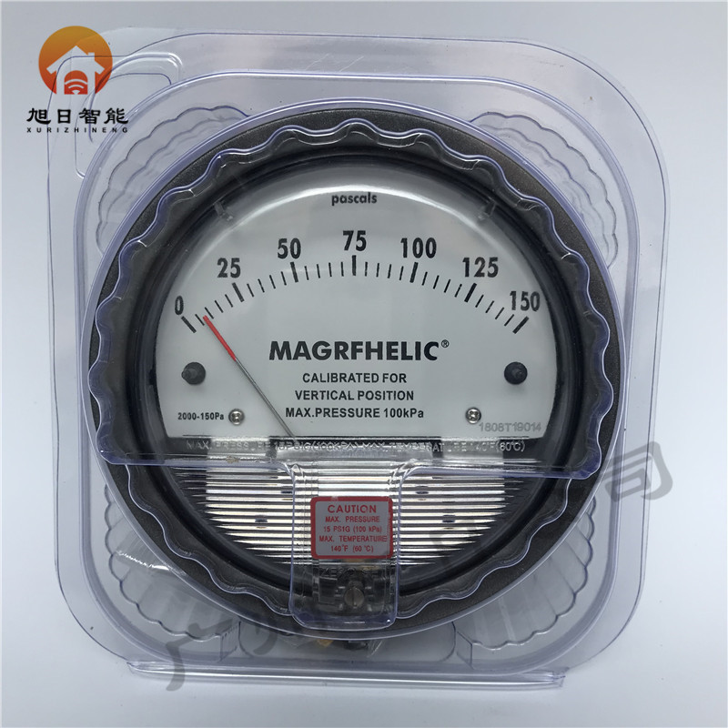 MAGREHLIC微压差表2000-150Pa  0-150Pa空气洁净室微压表微差压表