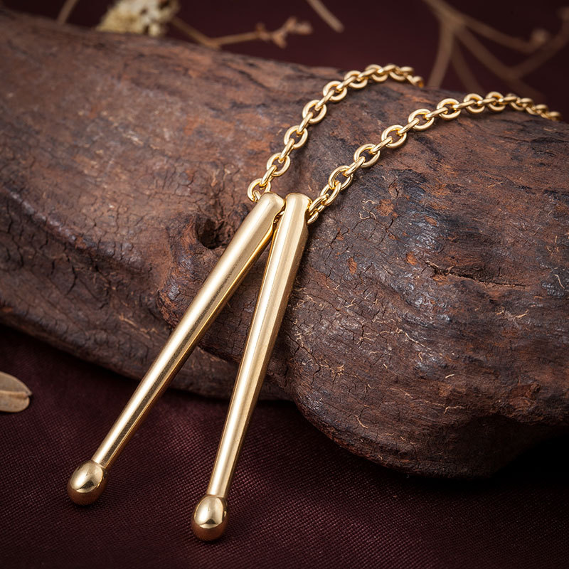 Pendant Necklace Classification Titanium Steel Chain Material Wholesale Jewelry Simple Style Solid Color Titanium Steel Pendant Necklace