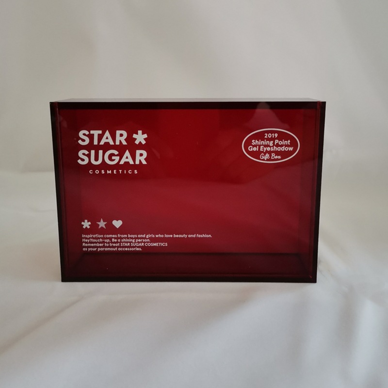 2020新款  定制长方形透红亚克力盒子有机玻璃包装礼品盒防尘收纳