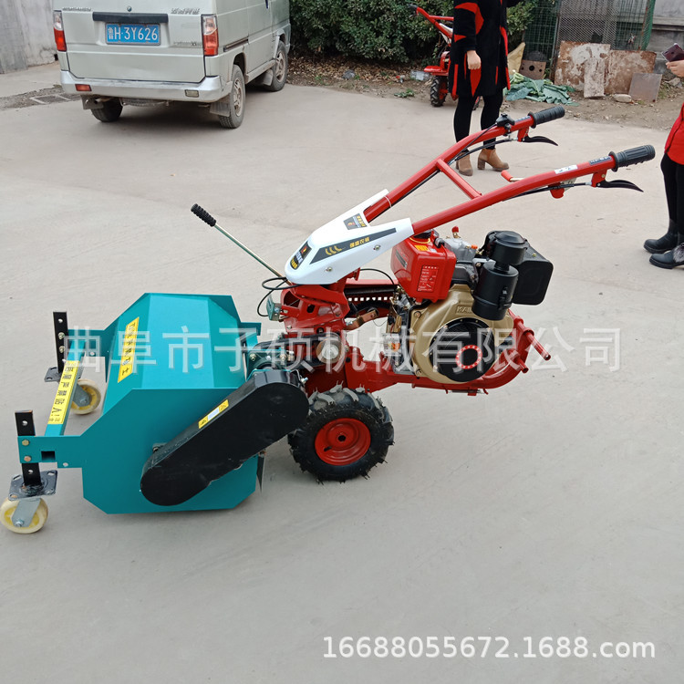 软籽石榴园碎草机 果园碎草还田机