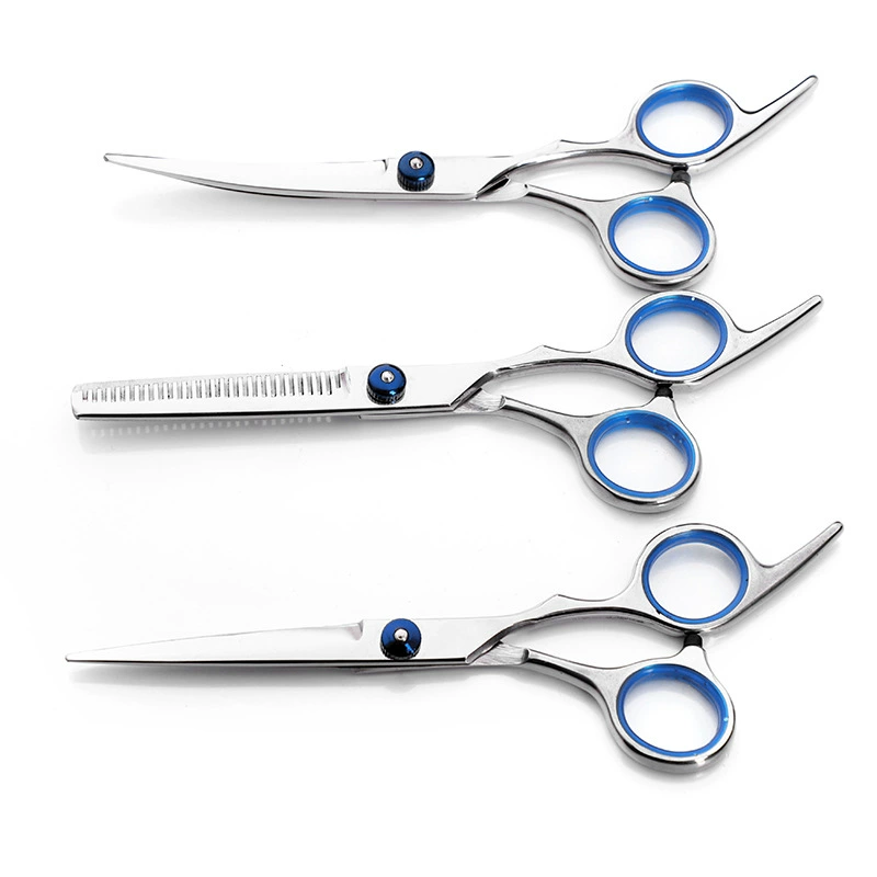 Scissors, cosmetic tools set