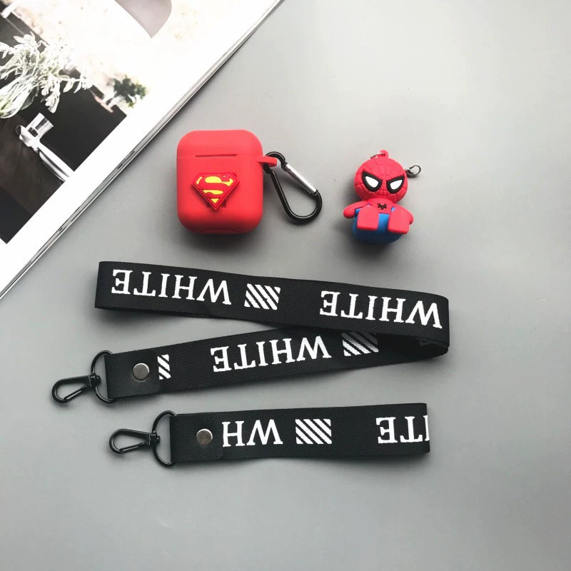Apple, wireless cartoon headphones, protective silicone compatible creative protective case, bluetooth, fall protection