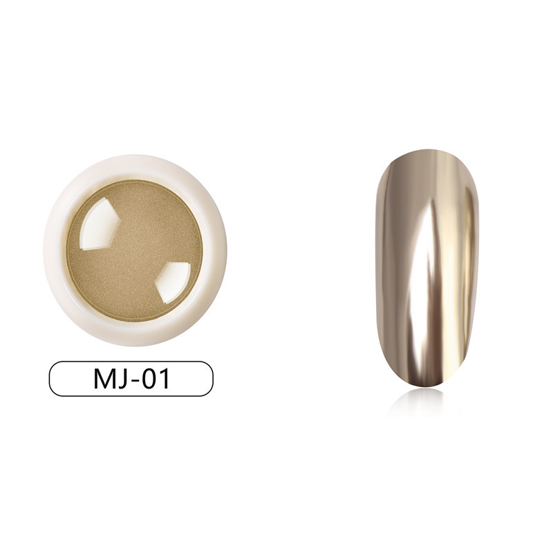 Tiktok Net rojo popular de uñas belleza Hada espejo harina Super brillante oro local espejo mágico polvo de color sólido polvo de galvanoplastia polvo de oro de titanio