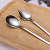 Tableware stainless steel, spoon, children's handheld fork for adults, increased thickness