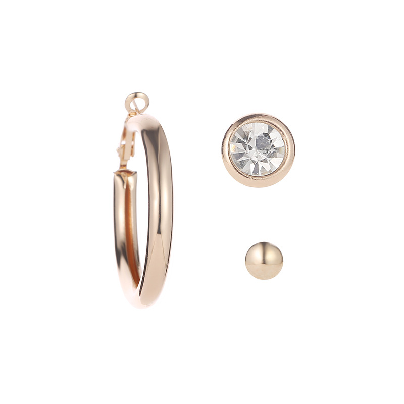 Fashion Circle Stud Earrings display picture 6