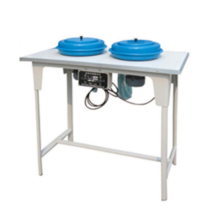 莱州蔚仪 落地式金相抛光机 P-2 双盘抛光机研磨机 台式立式两用