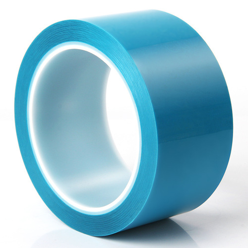 MiLeQi PET Blue Refrigerator Tape, Home Appliance Invisible PET Tape, Acrylic Drawer Fixing Single-Sided Tape