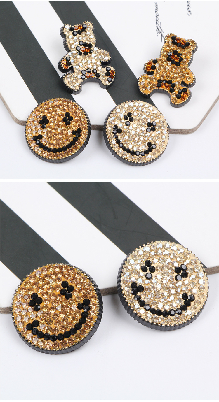 亚克力饰品配件 滴油散珠满钻异形珠 diy儿童饰品百搭饰品批发详情图5