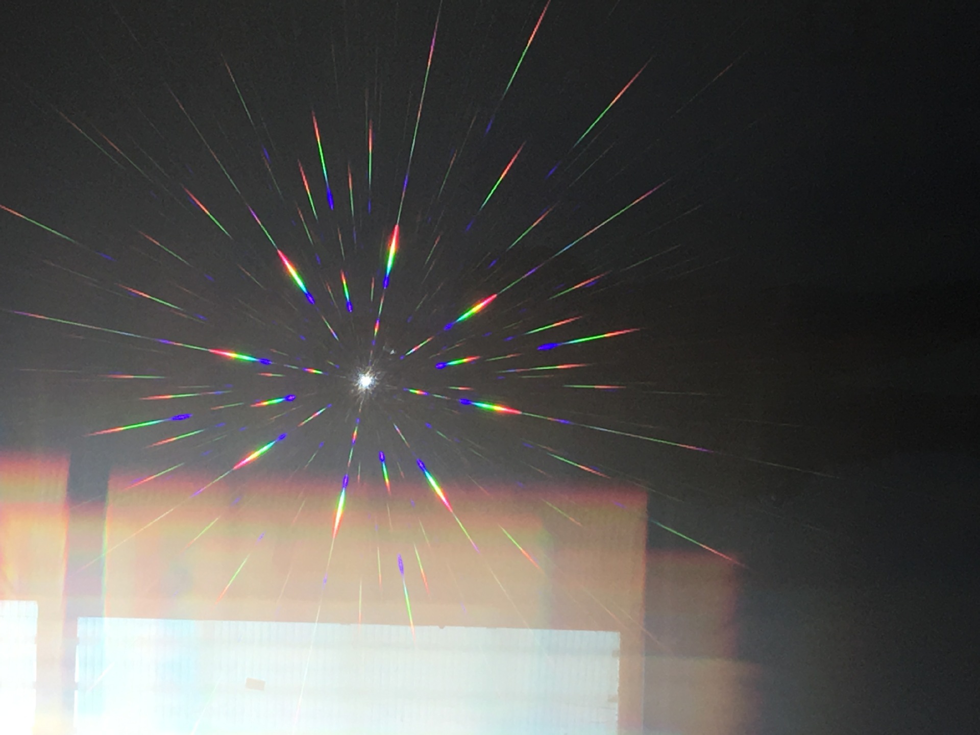 3D眼镜 烟花眼镜 衍射眼镜 看灯光有九头鸟图案diffraction paper