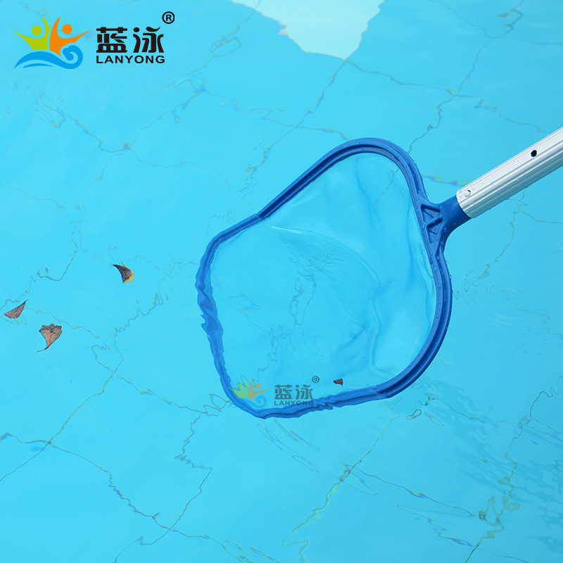 蓝泳牌游泳池设备泳池清洁工具实用型浅水捞网捞叶网厂家正品