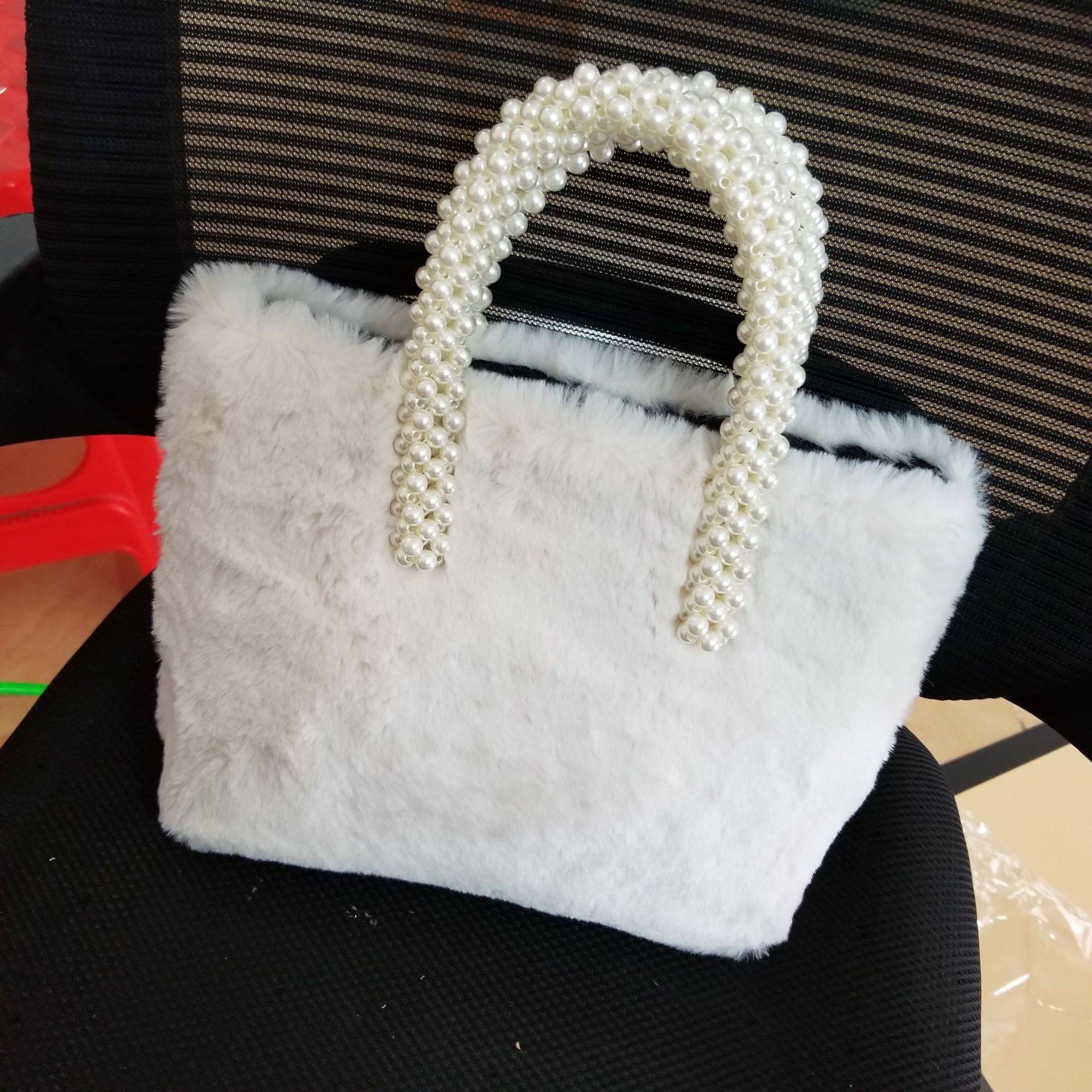 Plush Handbag Image 2