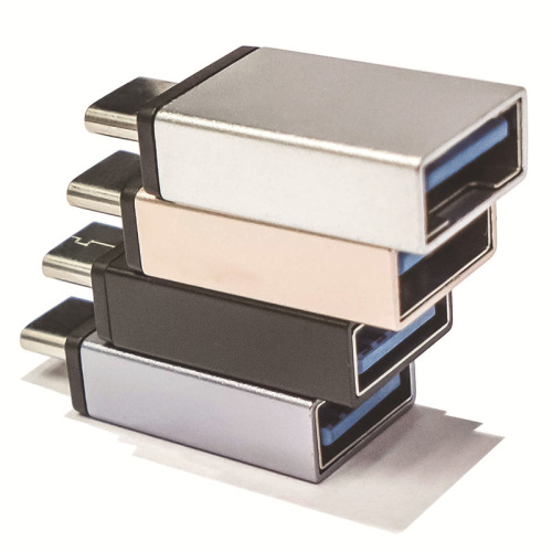 Aluminum alloy type-c to USB3.0 female socket Type-c OTG data cable U disk card reader adapter