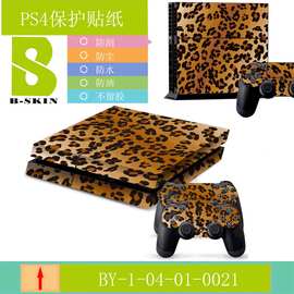 欧美热销PS4游戏机贴纸pvcPS4游戏机保护膜skin个性化图片