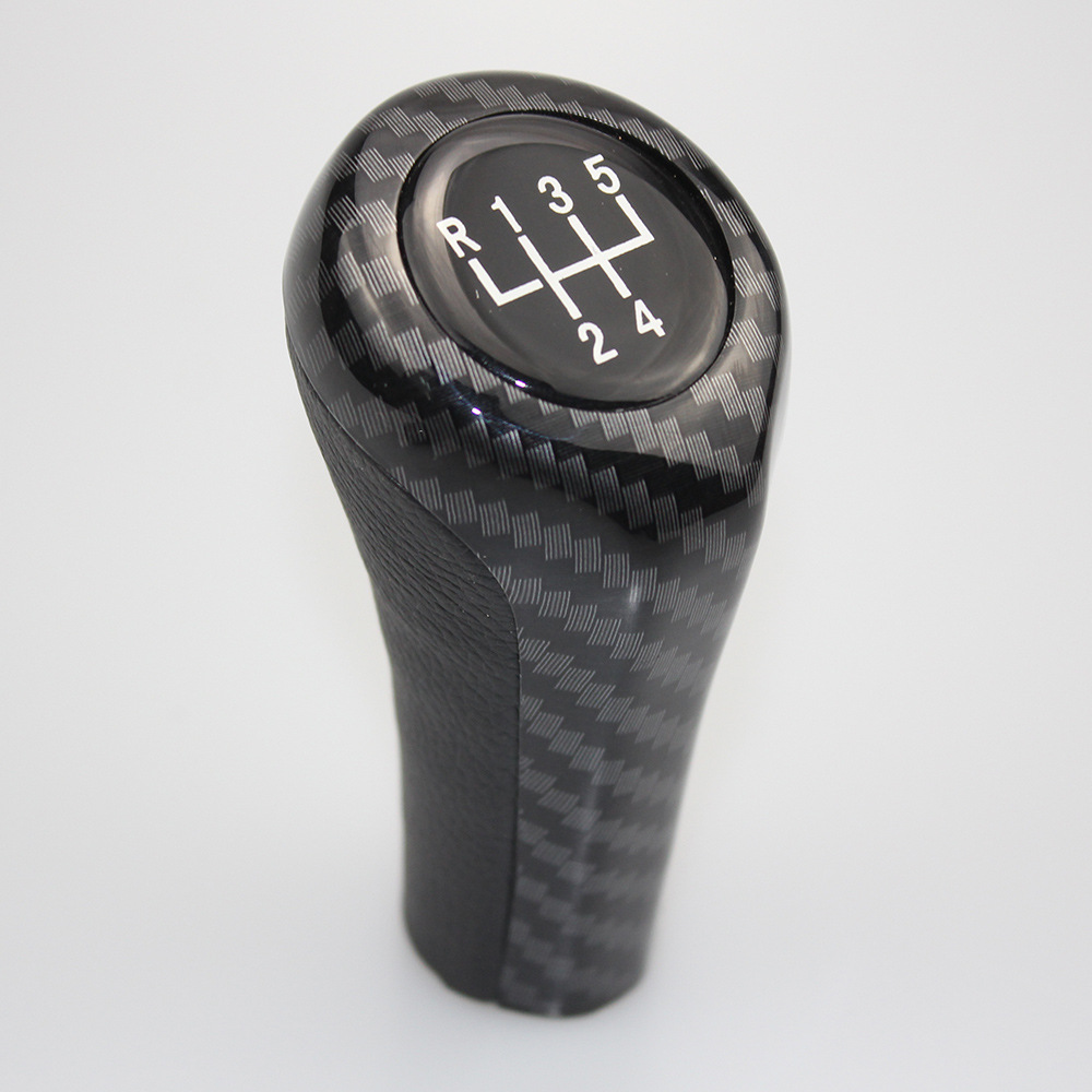 Suitable for BMW 5-speed and 6-speed gear shift knobs – fiber color