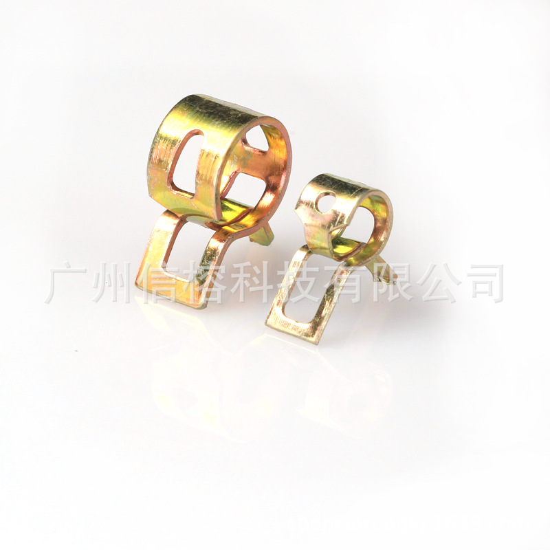 跨境镀彩锌弹性环箍抱箍75PCS盒装 钢带型活扣卡箍箍圈M6-10套装-阿里巴巴