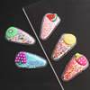 Children's fruit hair accessory, cute nail sequins, Korean style