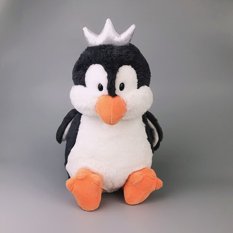 Muñeco de Peluche de Pingüino Suave, Juguete de Simulación Animal, Pingüino Pequeño para Acuarios, Regalo de Cumpleaños Calmante para Niños