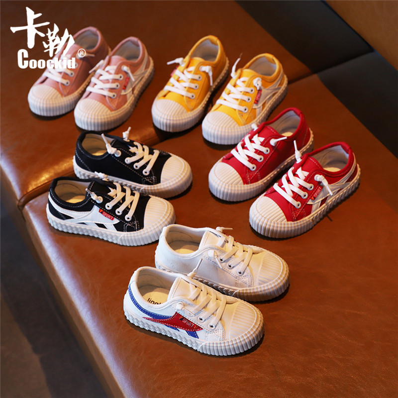 Children's canvas shoes 2020 spring new...