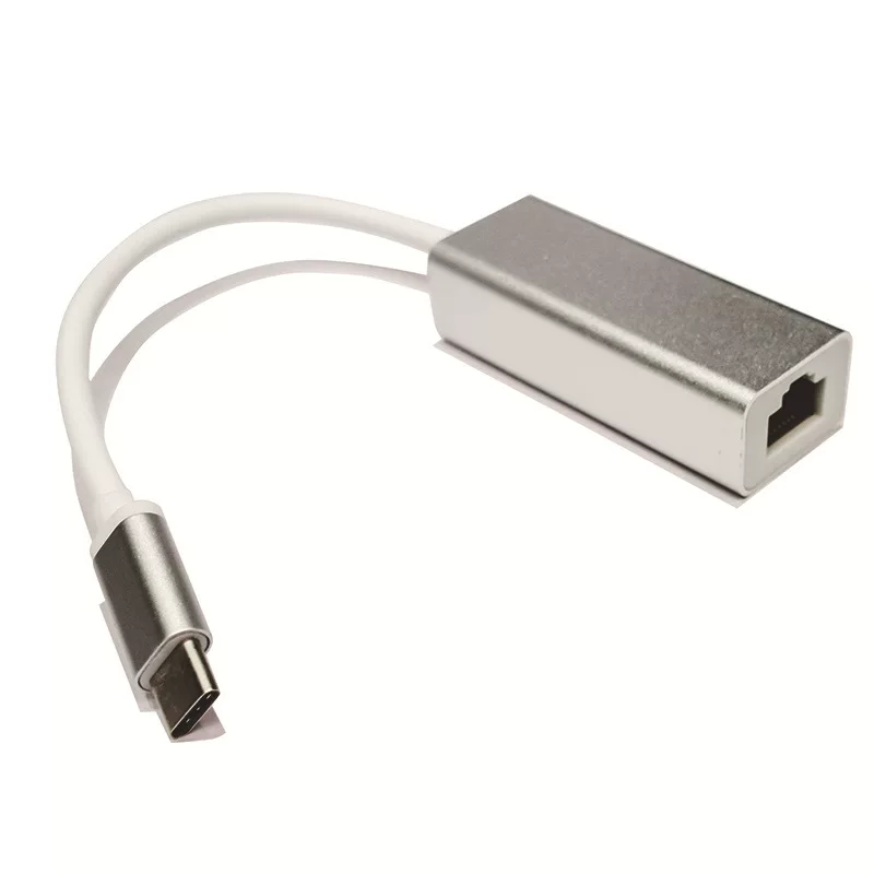 Подходящий для USB 2.0 Type-C 100M без карты интернет-ethernet алюминиевый корпус LAN-КАРТА 10/100M