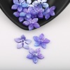 DIY ancient wind buns head jewelry pendant accessories accessories materials imitating acetic acid imitation shell petals 20mm 20mm