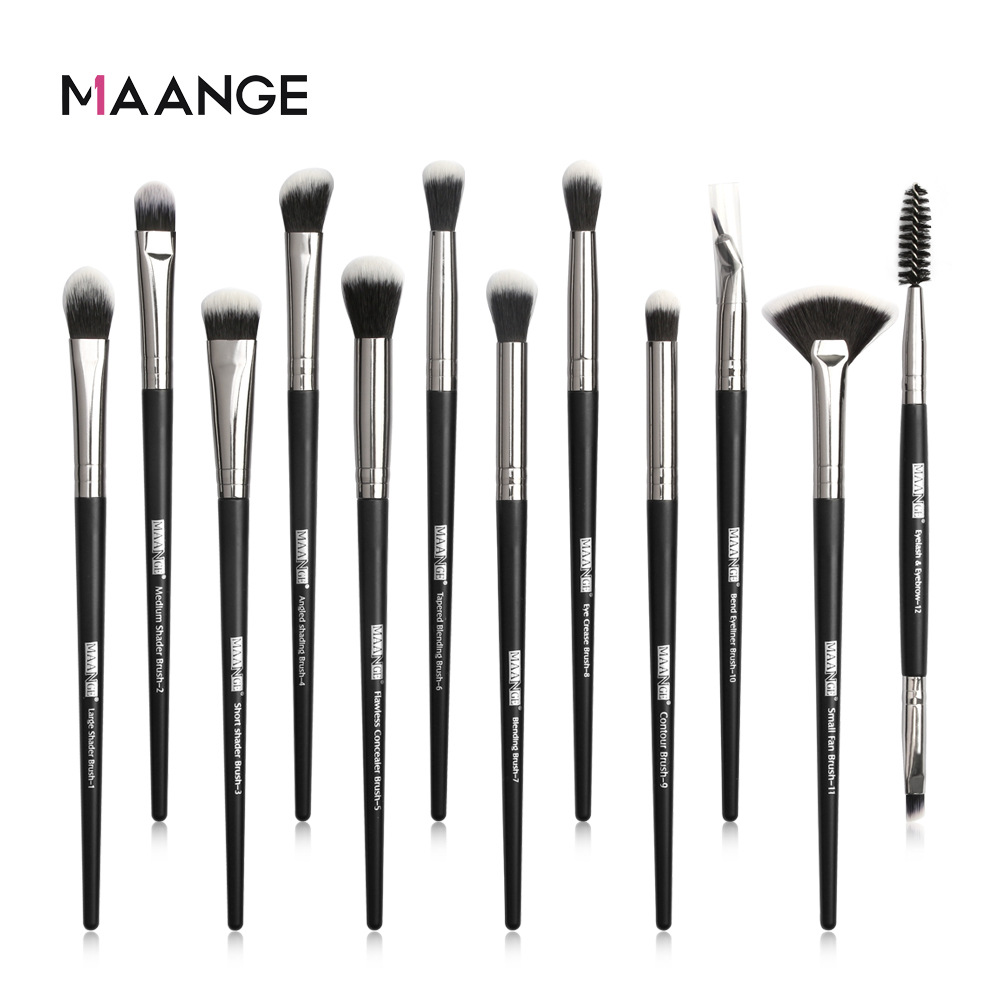 Factory direct sale MAANGE 12 makeup bru...