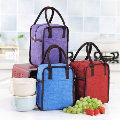 保温袋加厚手提保温包大号饭盒收纳袋防水牛津布带饭手提包妈咪包|ms