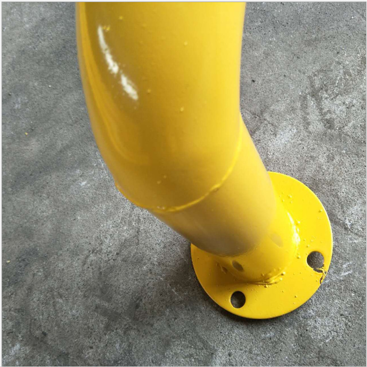 车轮定位器U型挡车杆车位分隔器防撞隔离栏批发钢管挡车器