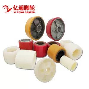 Yitong Caster Forklift Wheel Forklift Accessories Hydraulic Wheel Manual Forklift Caster Truck Pure Nylon