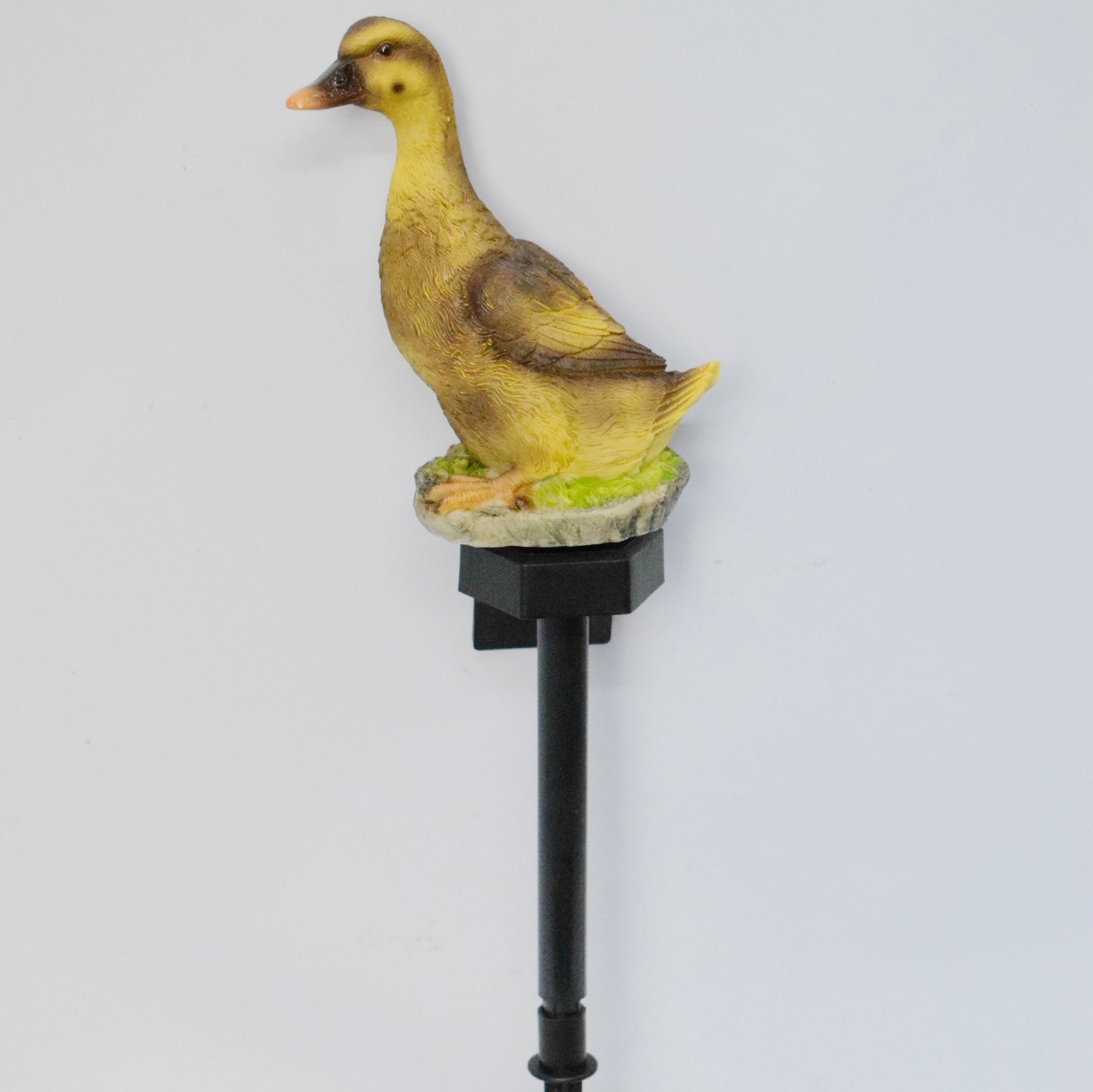 太阳能鸭子插地灯树脂工艺品花园庭院微景观节日装饰灯动物插地灯