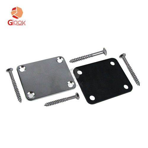 Electric guitar reinforcement plate, electric bass neck connection plate, reinforcement plate, back pad with screws, musical instrument accessories wholesale