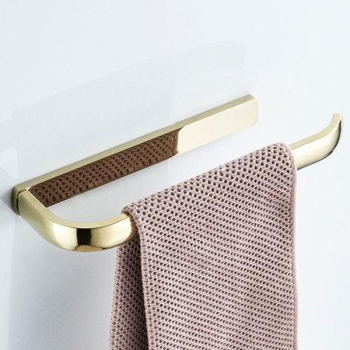 Electroplated chrome zirconium gold simple brass towel ring towel bar bathroom bathroom hardware pendant wholesale price