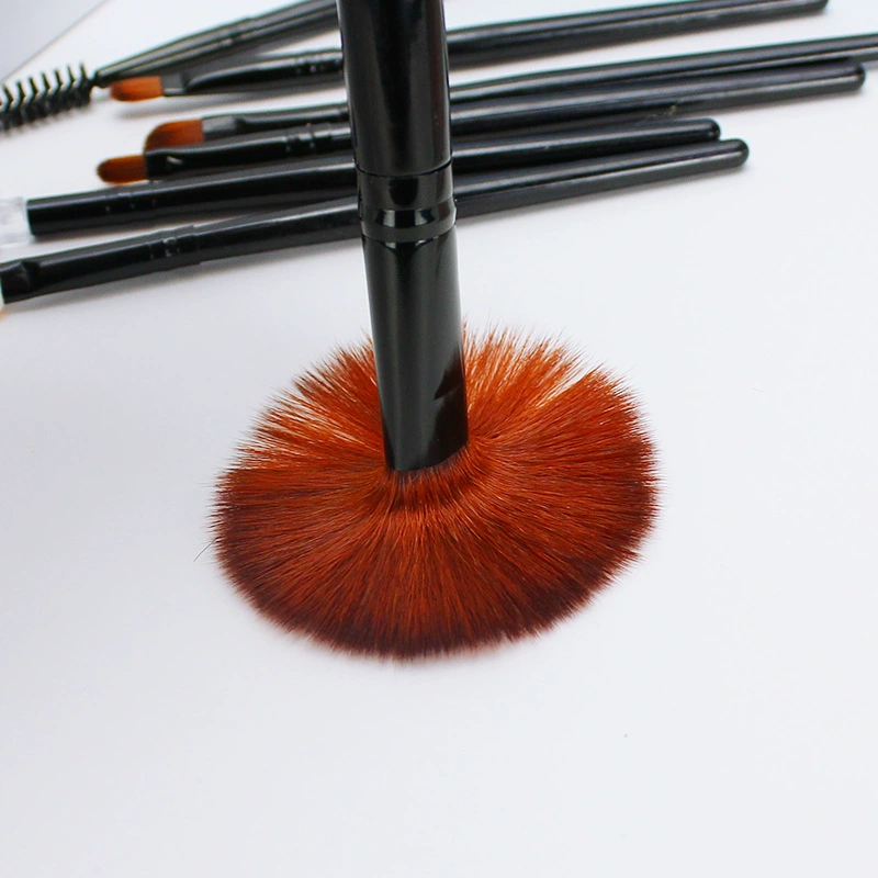 Производитель косметических кистей Yizhi Lotus Beauty Tool Wholesale, набор кистей 7 предметов с пластиковым держателем, комфорт волокно 9045