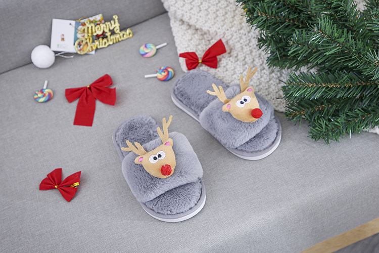 parent-child Christmas deer slippers  NSPE10035